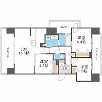 プレミスト札幌ステーション　ＵＲＢＡＮ　ＳＥＥＤ  ｜ 北海道札幌市中央区北六条西10丁目（賃貸マンション3LDK・7階・73.20㎡） その2