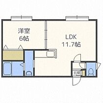 Ｃａｌｍ美園105  ｜ 北海道札幌市豊平区美園十条5丁目（賃貸アパート1LDK・3階・36.87㎡） その2