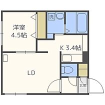 ＶＩＡＬＡＴＴＥＡ美園  ｜ 北海道札幌市豊平区美園六条8丁目（賃貸マンション1LDK・1階・36.18㎡） その2