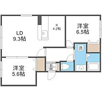 グラン・リヴィエール  ｜ 北海道札幌市白石区菊水上町一条3丁目（賃貸マンション2LDK・4階・56.17㎡） その2