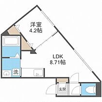 レジデンス菊水  ｜ 北海道札幌市白石区菊水三条4丁目（賃貸マンション1LDK・2階・30.94㎡） その2