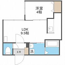 ぴあ南17条  ｜ 北海道札幌市中央区南十七条西8丁目（賃貸マンション1LDK・4階・31.24㎡） その2