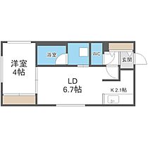 Ａｌｅｇｒｉａ南8条  ｜ 北海道札幌市中央区南八条西9丁目（賃貸マンション1LDK・1階・30.22㎡） その2