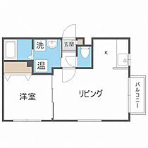 リュクス元町  ｜ 北海道札幌市東区北二十一条東14丁目（賃貸マンション1LDK・4階・34.20㎡） その2