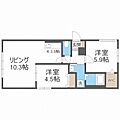 ハウス中の島シュライン4階7.1万円
