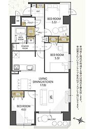 間取図画像 3LDK
