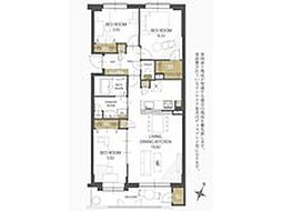 間取図画像 3LDK