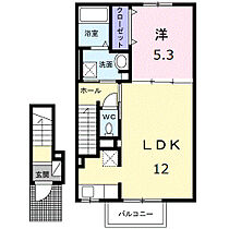 香川県高松市木太町（賃貸アパート1LDK・1階・43.32㎡） その2