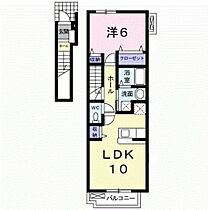 香川県高松市太田上町（賃貸アパート1LDK・2階・42.80㎡） その2