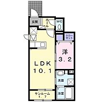 香川県丸亀市今津町（賃貸アパート1LDK・1階・36.29㎡） その2