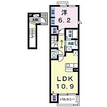 香川県丸亀市土器町東7丁目（賃貸アパート1LDK・2階・44.59㎡） その2