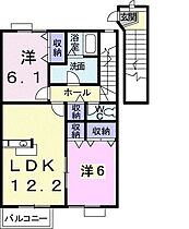 香川県坂出市谷町1丁目（賃貸アパート2LDK・2階・63.19㎡） その2