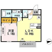 香川県高松市多賀町2丁目（賃貸アパート1LDK・2階・37.84㎡） その2