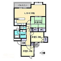 香川県高松市桜町1丁目（賃貸マンション3LDK・3階・79.27㎡） その2