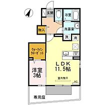 香川県丸亀市津森町（賃貸アパート1LDK・1階・40.61㎡） その2