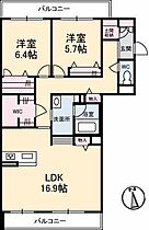 香川県丸亀市土器町東6丁目（賃貸マンション2LDK・2階・79.34㎡） その2