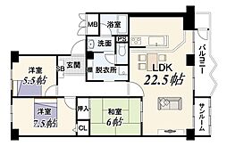 間取図画像 3LDK