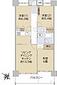西宮マリナパークシティ海のまち1番館5階10.5万円