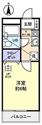 間取図画像 1K
