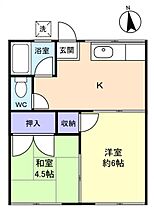 サンハイム習志野  ｜ 千葉県船橋市習志野台4丁目（賃貸アパート2K・2階・30.30㎡） その2