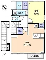 ラフィーネ・シエル  ｜ 千葉県船橋市高根台6丁目（賃貸アパート1LDK・2階・46.09㎡） その2