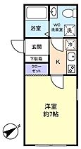 Ｋヒルズ津田沼  ｜ 千葉県習志野市藤崎3丁目（賃貸マンション1K・2階・23.10㎡） その2