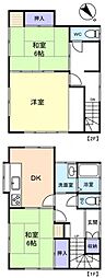 船橋市飯山満町3丁目戸建Ａ棟 1階3DKの間取り