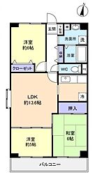 間取図画像 3LDK