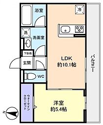 間取図画像 1LDK