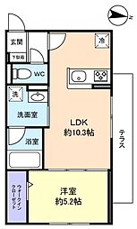 間取図画像 1LDK