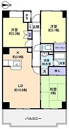 間取図画像 3LDK