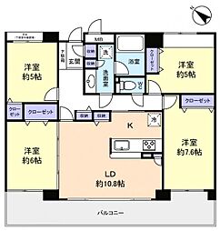 ダイアパレス八千代緑が丘 4LDKの間取図画像