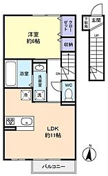 間取図画像 1LDK