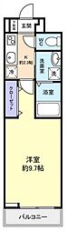 GRACE(グラース) 1Kの間取図画像
