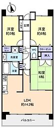 グーディッシュ村上 3LDKの間取図画像