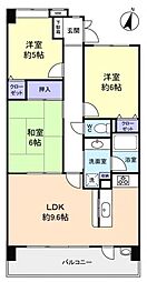 ラ・フォレ23 3LDKの間取図画像
