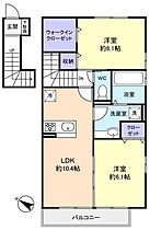 ステラ  ｜ 千葉県八千代市高津1326-1丁目（賃貸アパート2LDK・2階・59.87㎡） その2