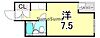 園田大松ハイツ3階3.4万円