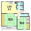 渦森団地3号館5階4.0万円