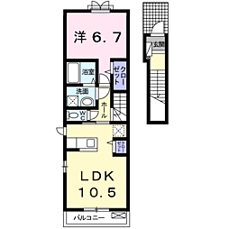 間取図画像 1LDK