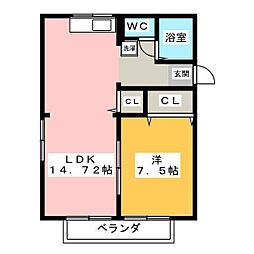 🉐敷金礼金0円！🉐ロジュメント　　Ｂ