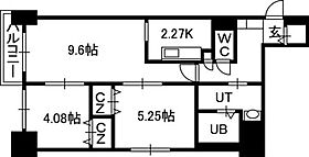 PRIME　URBAN札幌医大前 101 ｜ 北海道札幌市中央区南四条西13丁目1-20（賃貸マンション2LDK・1階・52.69㎡） その2