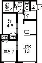 Terrace Fino 201 ｜ 北海道札幌市中央区南五条西9丁目1016-21（賃貸マンション2LDK・2階・50.82㎡） その2