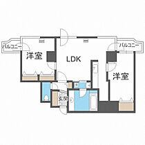 ビッグパレス西線WEST 802 ｜ 北海道札幌市中央区南八条西14丁目1-1（賃貸マンション1LDK・8階・74.05㎡） その2