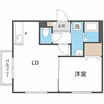 クラリス中の島 206 ｜ 北海道札幌市豊平区中の島一条7丁目13-17（賃貸マンション1LDK・2階・39.44㎡） その2