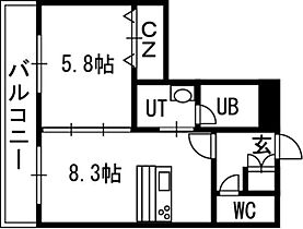 Ambiente619 602 ｜ 北海道札幌市中央区北六条西19丁目23-15（賃貸マンション1LDK・6階・32.46㎡） その2