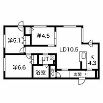 Ropan 301 ｜ 北海道札幌市手稲区手稲本町二条5丁目11-31（賃貸マンション3LDK・3階・68.98㎡） その2