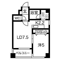 クラージュ南円山 303 ｜ 北海道札幌市中央区南三条西23丁目1-16（賃貸マンション1LDK・3階・34.42㎡） その2