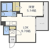 nordesta旭ヶ丘 105 ｜ 北海道札幌市中央区南七条西25丁目7-3（賃貸マンション1LDK・1階・34.69㎡） その2