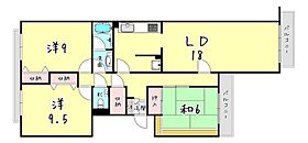 兵庫県神戸市東灘区西岡本６丁目（賃貸マンション3LDK・2階・109.61㎡） その2